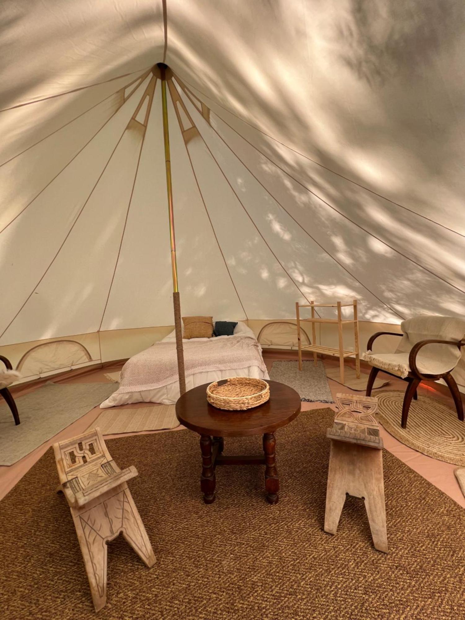 Tente Lodge En Pleine Nature 叙梅恩 外观 照片