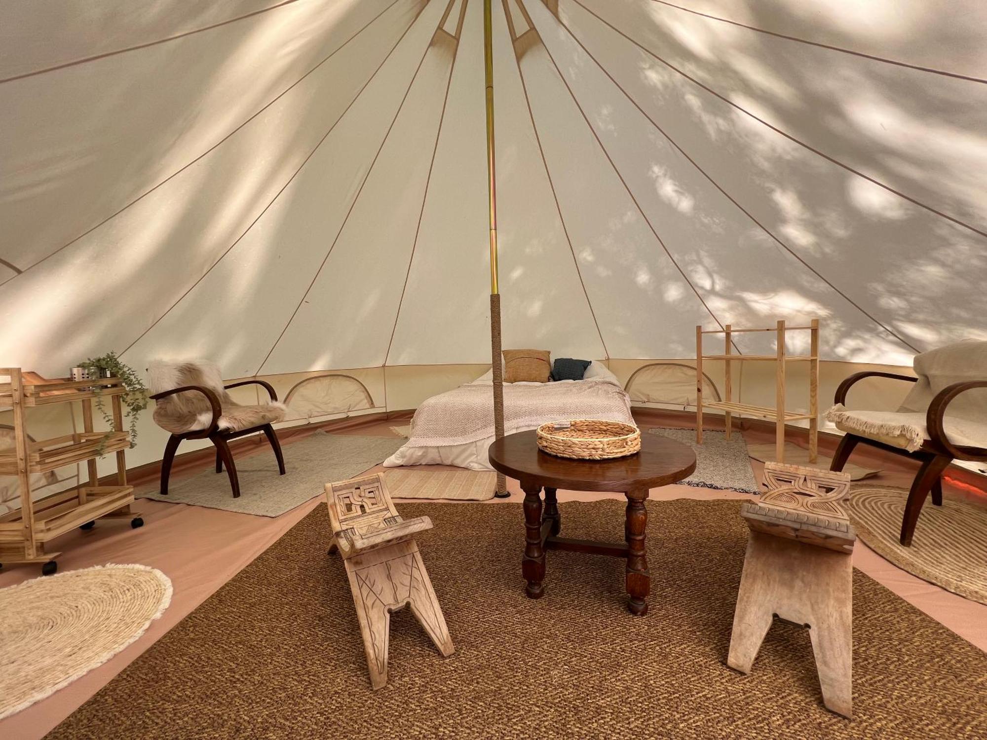 Tente Lodge En Pleine Nature 叙梅恩 外观 照片